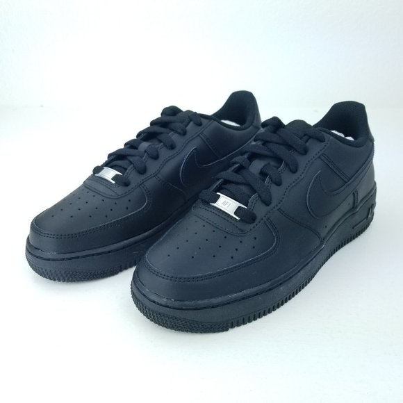 Nike Air Force 1 Low LE GS Triple Black Orig DH2920 001 Women's size 7.5, 8, 8.5 - Picture 4 of 9